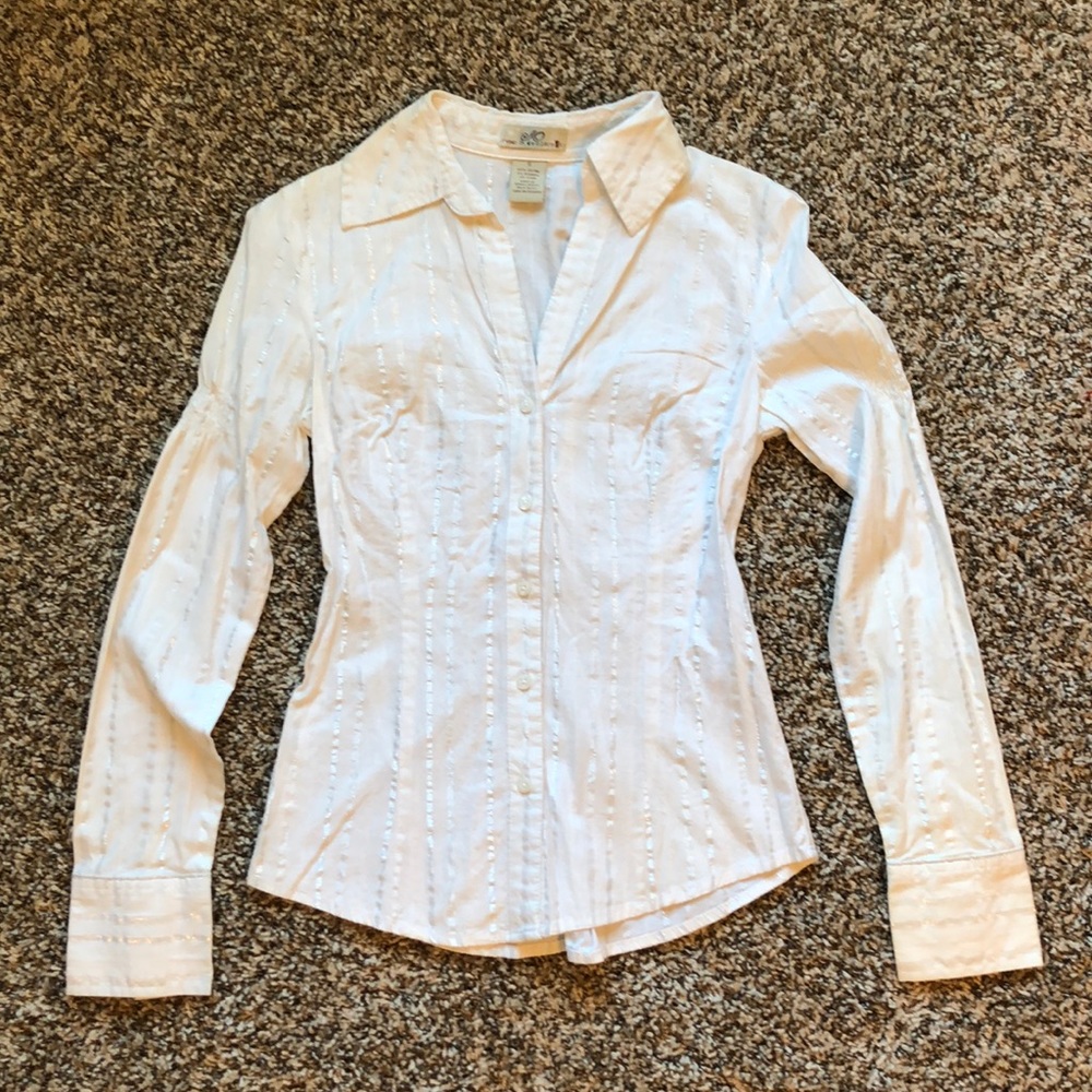 Juniors small button down shirt